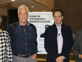 College of Sciences faculty welcome Joshua Plotkin (third from left) to Georgia Tech